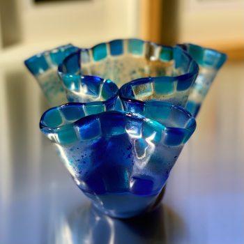 Blumenvase - Blautöne – Bild 2